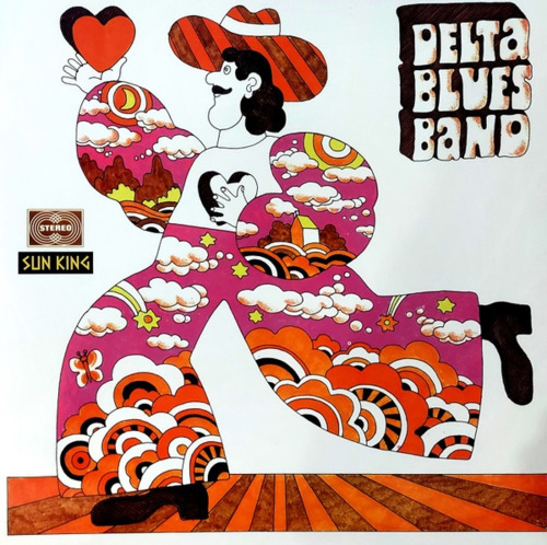 DELTA BLUES BAND - Delta Blues Band - LPDenmark 1969 Sun King Psychedelic