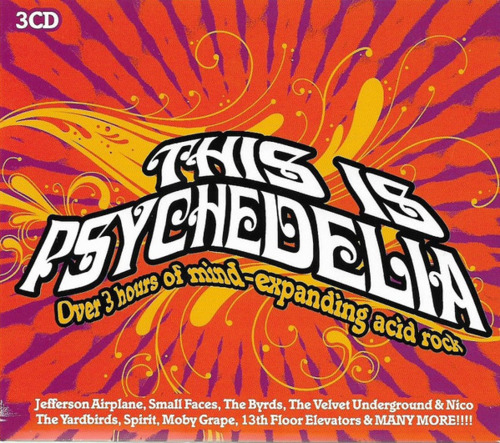 VARIOUS - This Is Psychedelia - 3 CD Metro Triples Progressiv