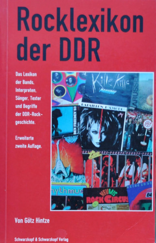 ROCKLEXIKON DER DDR - Gtz Hinze - Buch Progressiv Krautrock