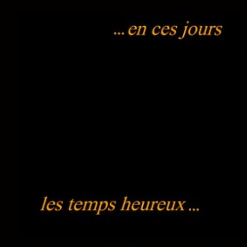 EN CES JOURS - Temps Heureux Les -  LP 1972 Shadoks Psychedelic